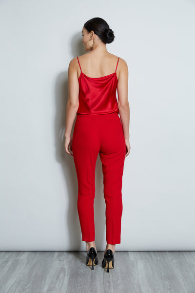 Slim Fit Crepe Pant Image 5