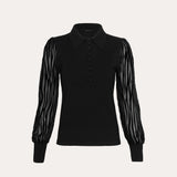 Burnout Polo Sweater