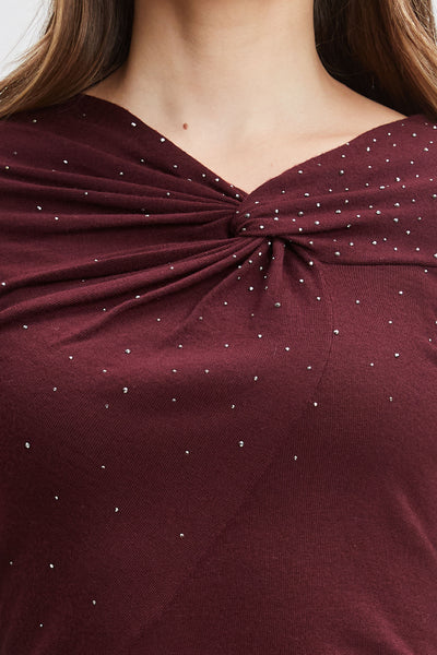 Crystal Knot Wool Sweater Image 3