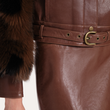 Gina Lamb Leather Jacket