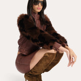 Gina Lamb Leather Jacket