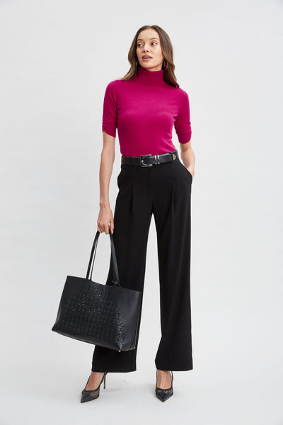 Short Sleeve Cashmere Wool Sweater Image 3