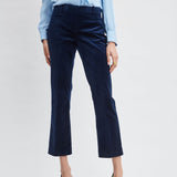 Cotton Velvet Flare Pant