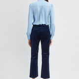 Cotton Velvet Flare Pant