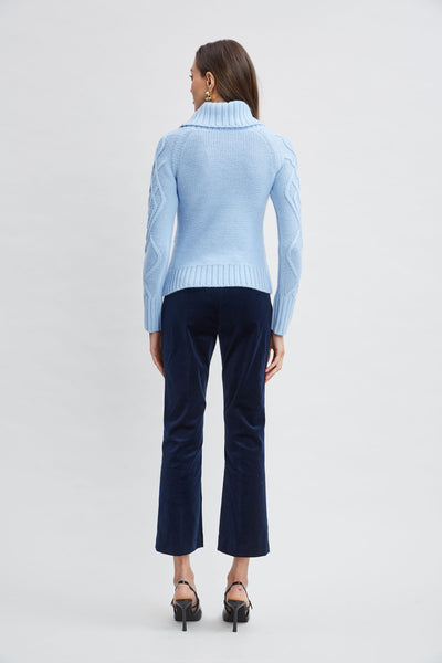 Texture Turtleneck Wool Sweater Image 5