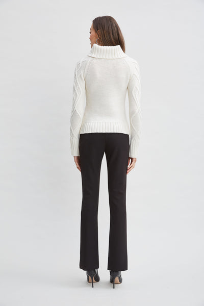 Texture Turtleneck Wool Sweater Image 4