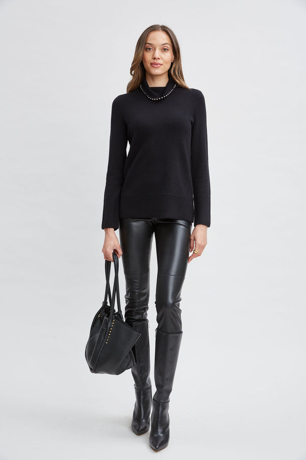 Pearl Cashmere Wool Sweater