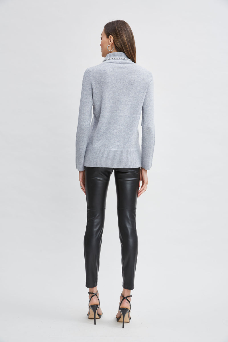 Pearl Cashmere Wool Sweater