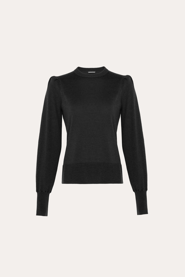 Wool Blouson Sweater