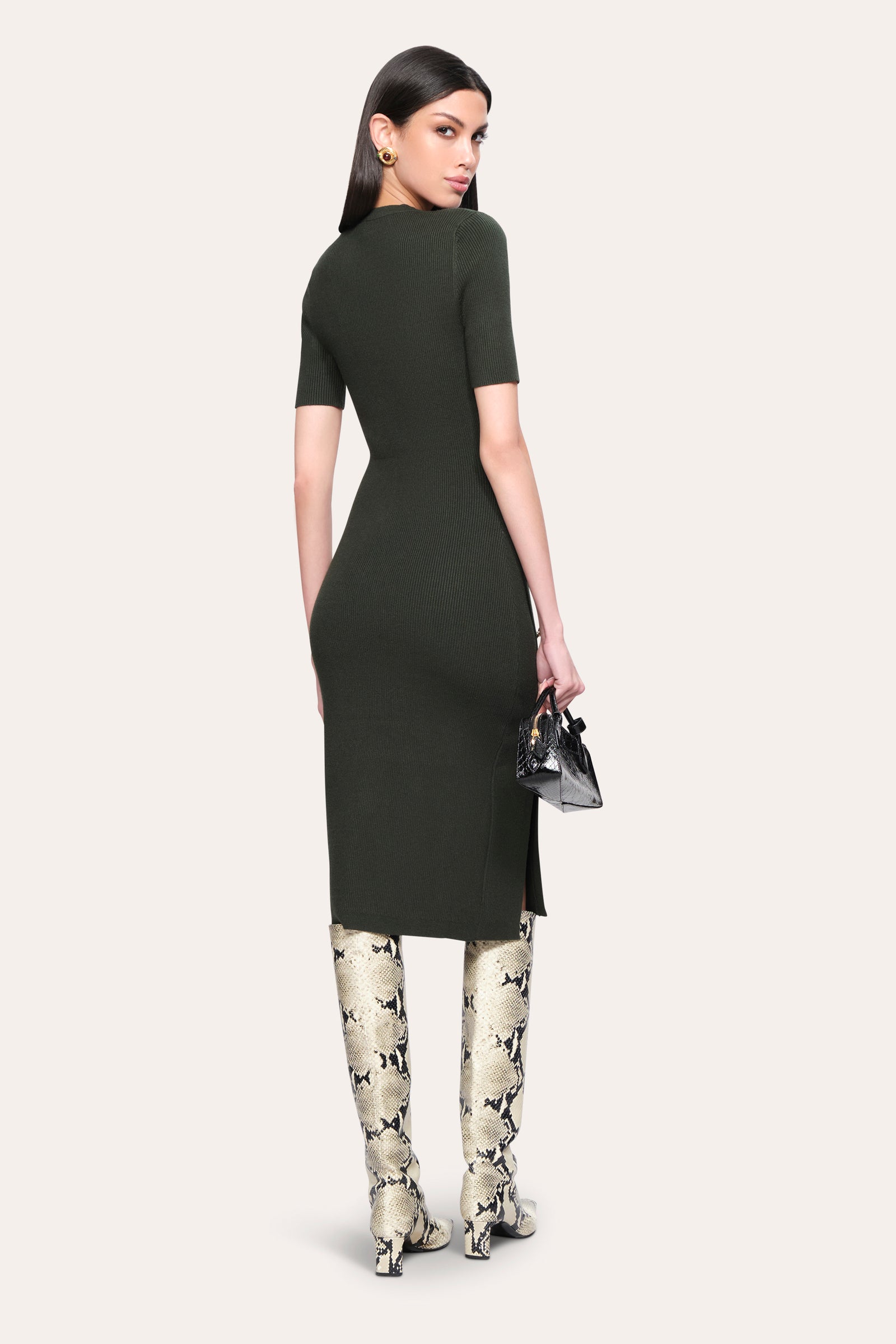 Bella Ribbed Dress – Elie Tahari