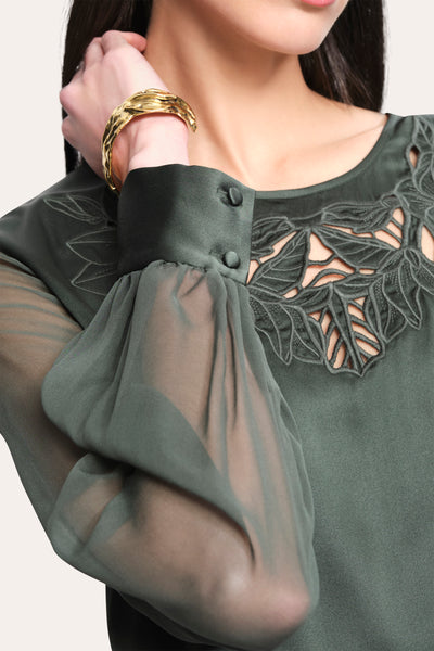 Olivia Silk Blouse Image 3
