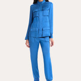 Satin Utility Jacket