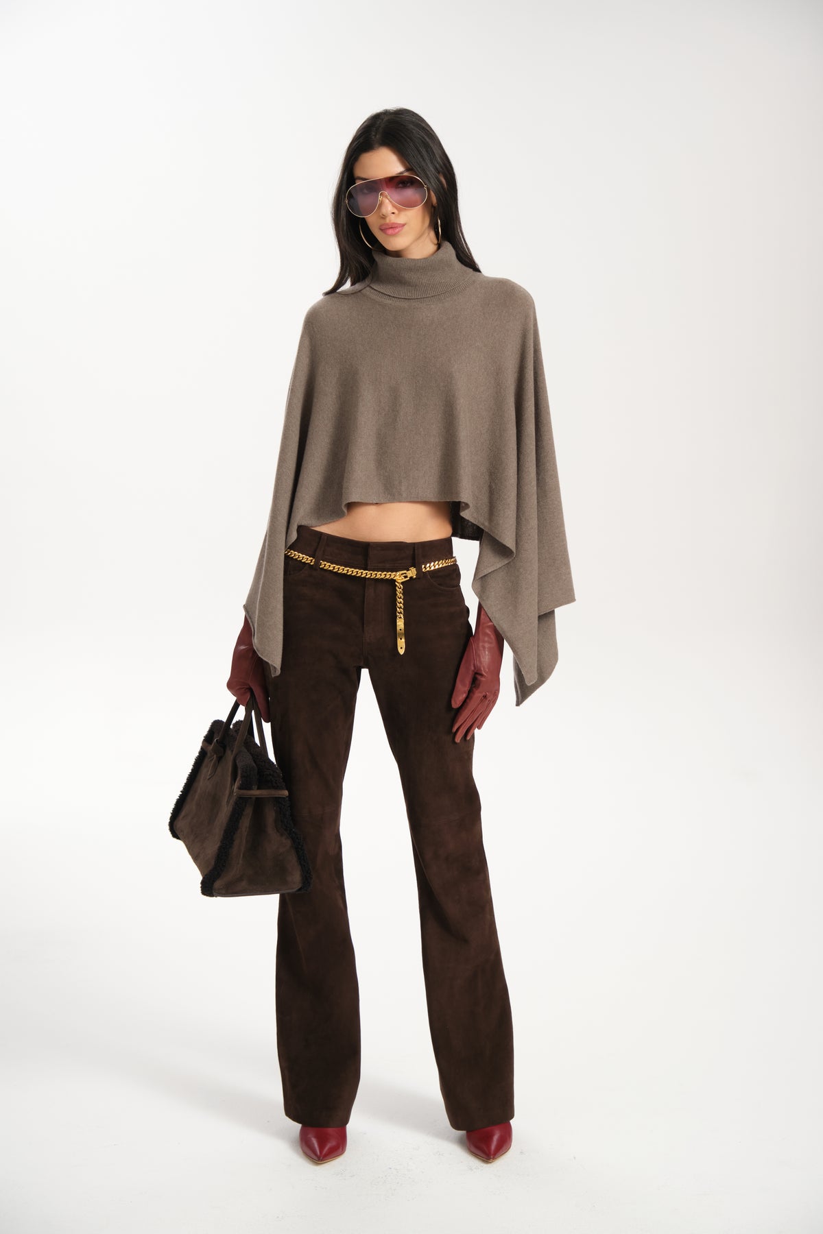 Kennedy Cashmere Poncho