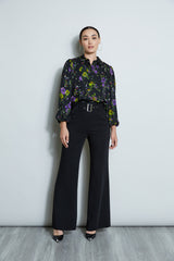 Wide Leg Belted Pant