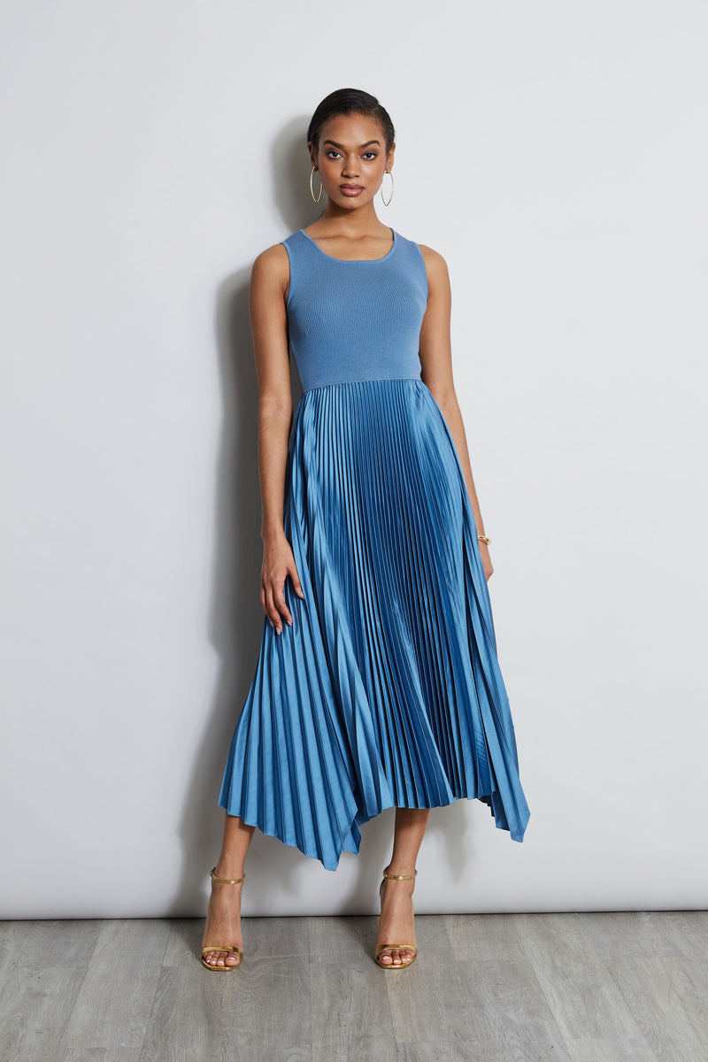 Pleated Maxi Dress Petite Navy Dress Pleated Maxi Dress Petite