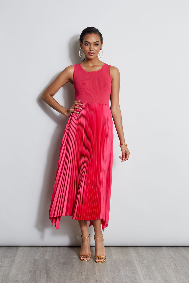 Pleated Midi Dress – Elie Tahari