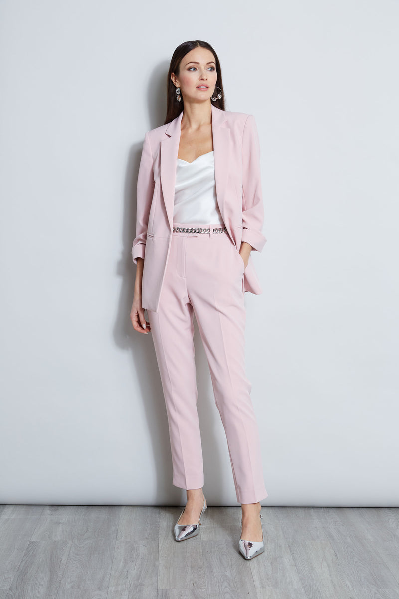 Ladies ruched 2025 sleeve jacket