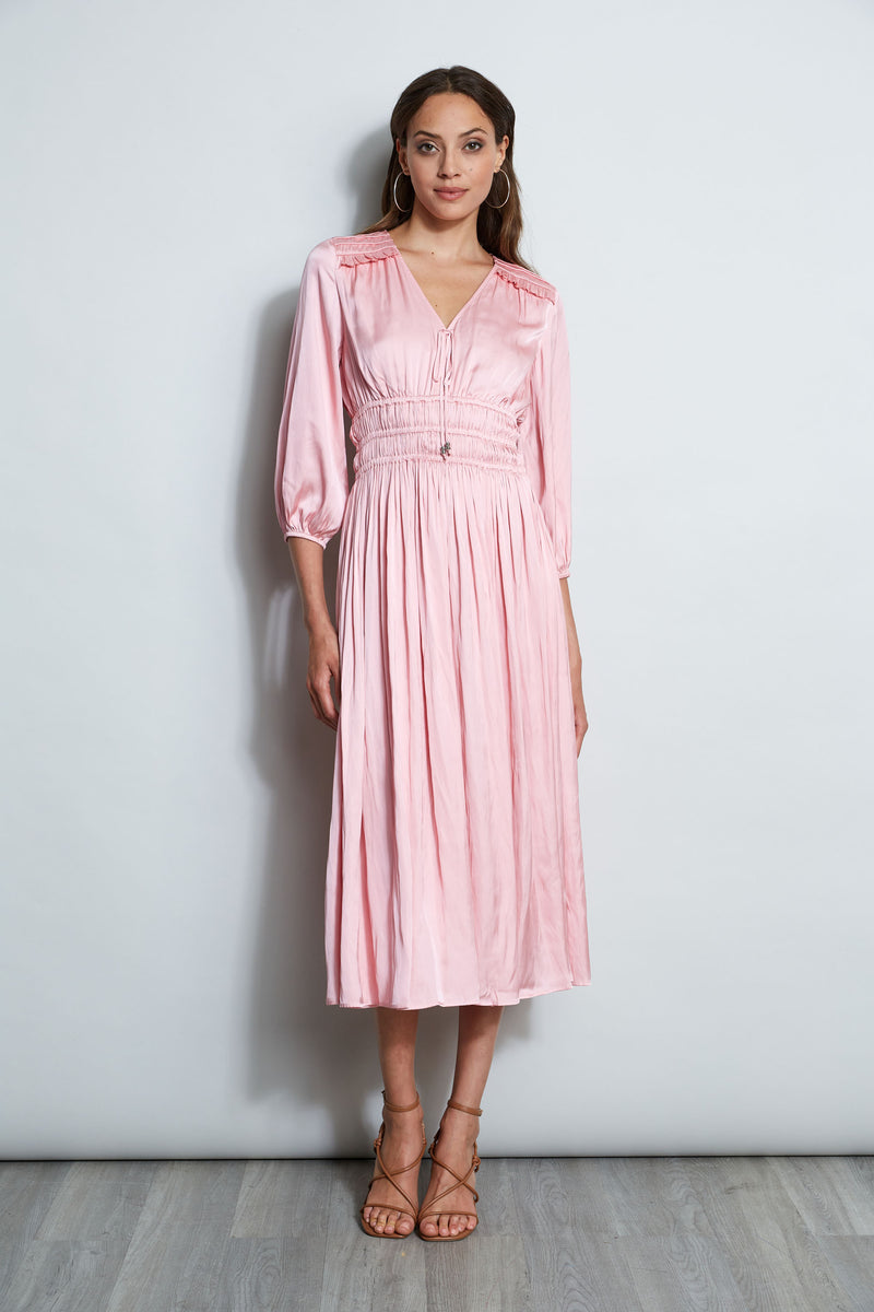 Elie tahari pink dress hotsell