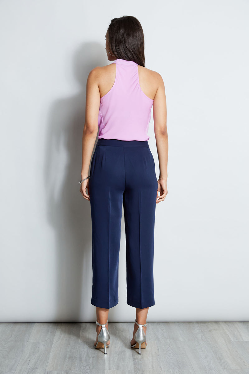 Cropped Wide Leg Belted Pant – Elie Tahari