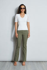 Stretch Twill Fit & Flare Pant