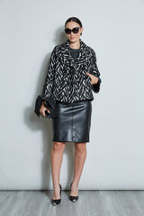 Wool Jacquard Jacket