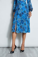 Printed Long Sleeve Dress