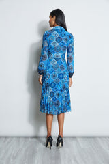 Printed Long Sleeve Dress