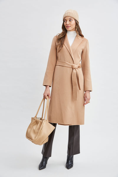 Wool Wrap Coat Image 3