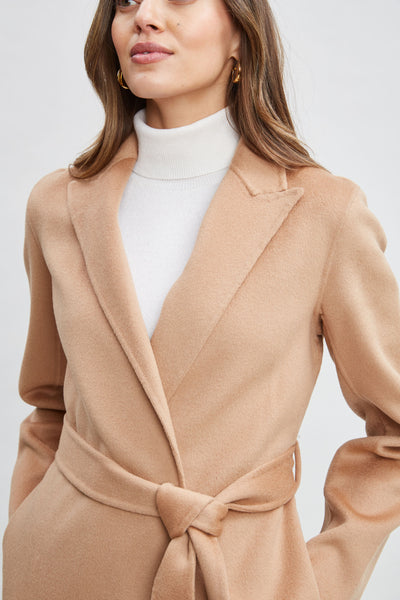 Wool Wrap Coat Image 4