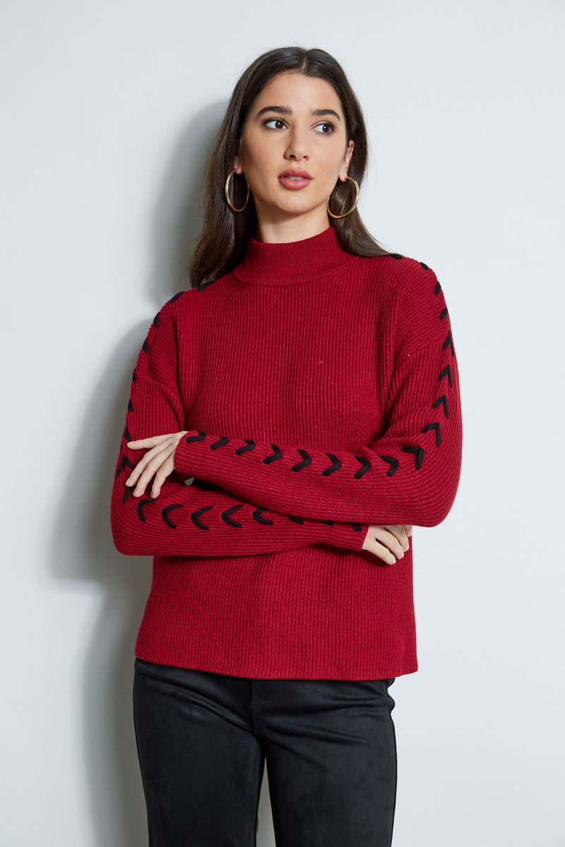 T-Tahari Stitch Sweater