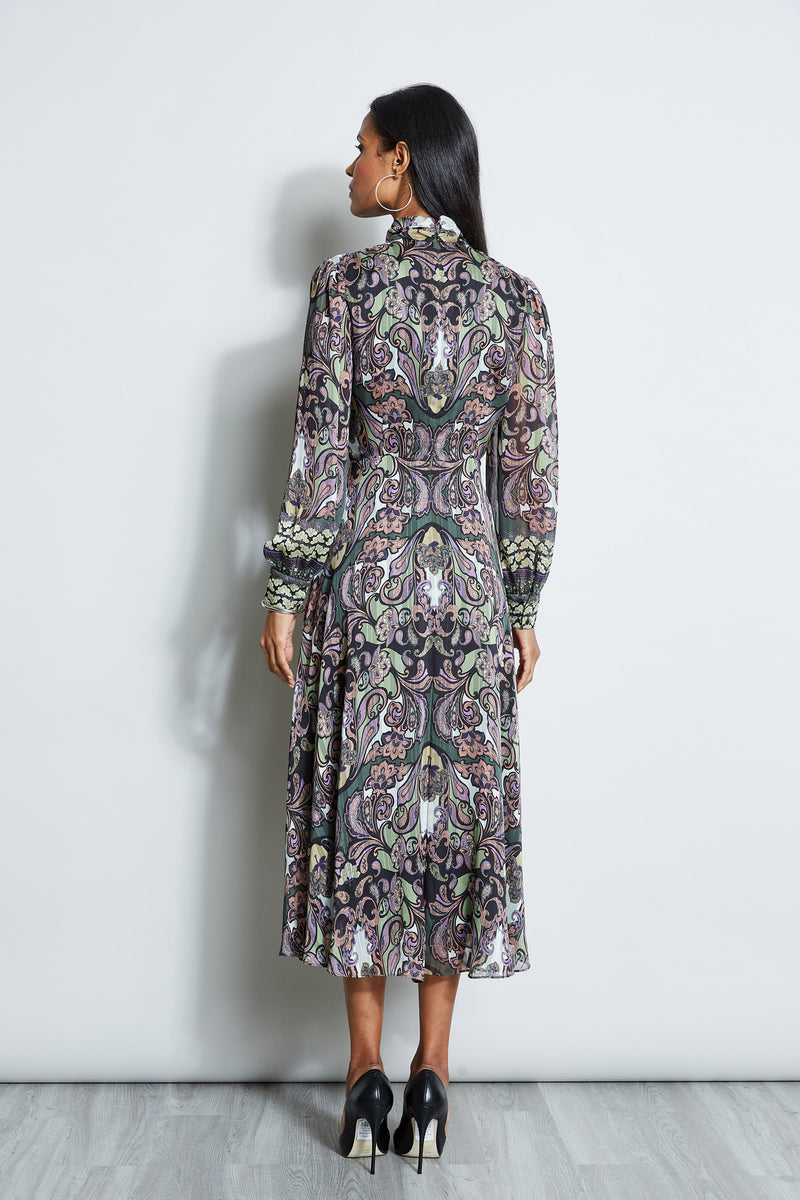Porto Print Twist Dress