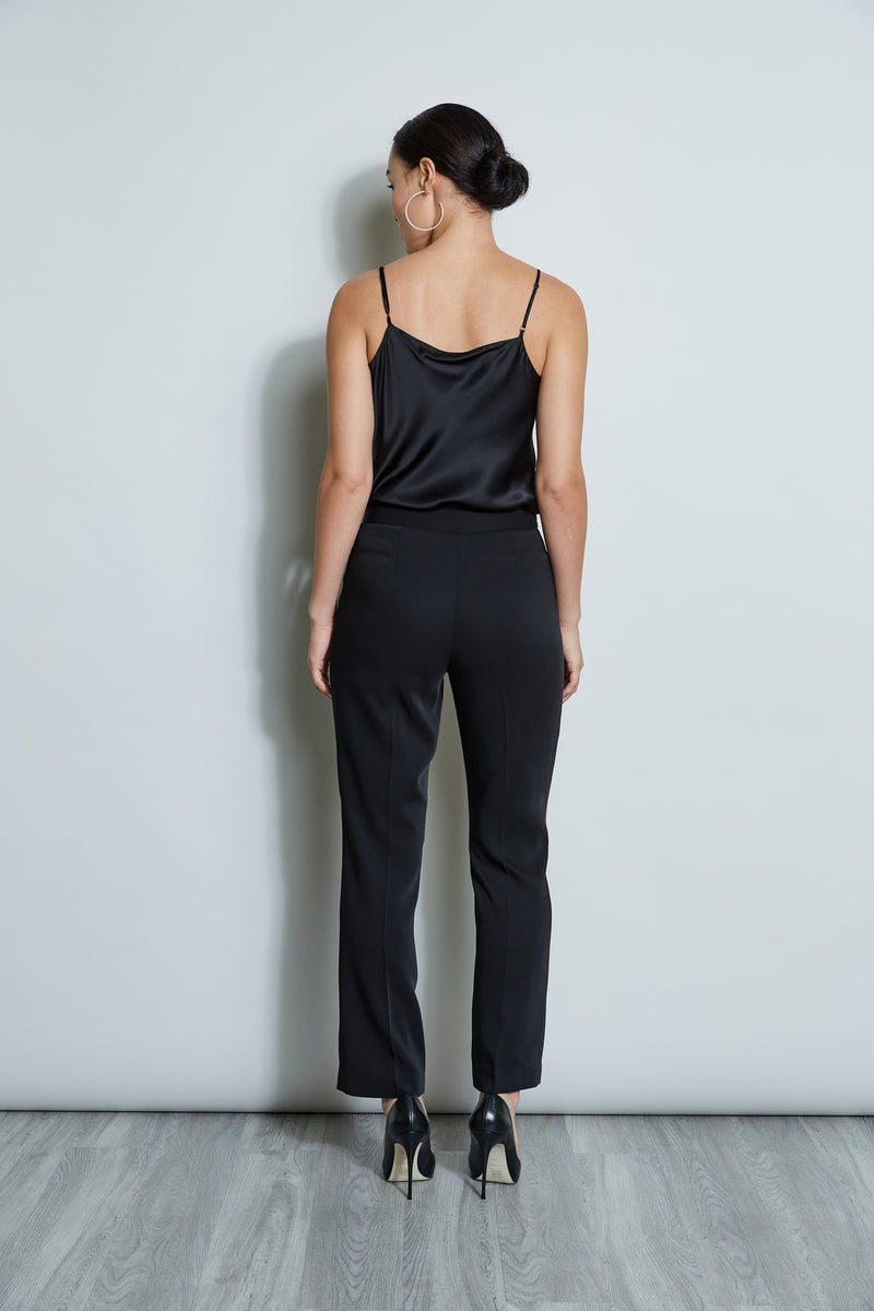 Straight Crepe Pant