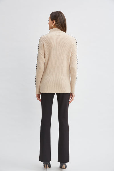 Cashmere Whipstitch Sweater Image 6