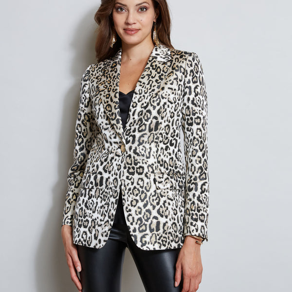 Tahari clearance leopard jacket