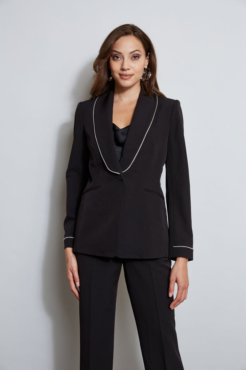 Rhinestone Edged Blazer – Elie Tahari - Main Image
