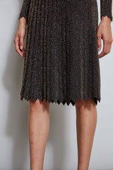 Metallic Knit Dress