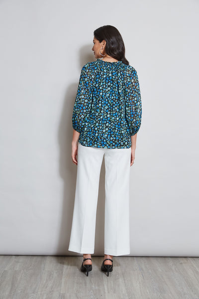 Floral Neck Tie Shirt Image 5