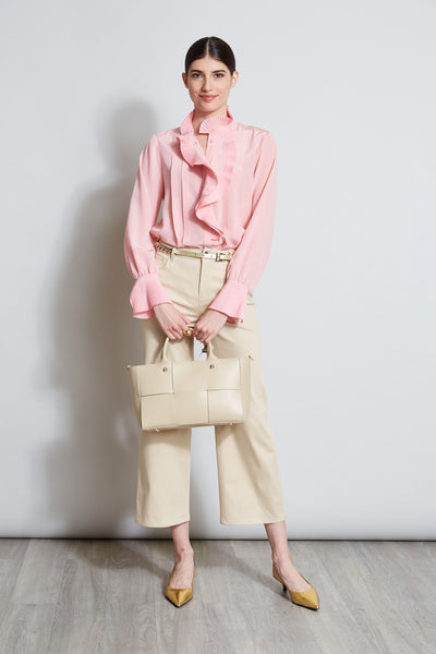 Stretch Denim Wide Leg Pant Image 3