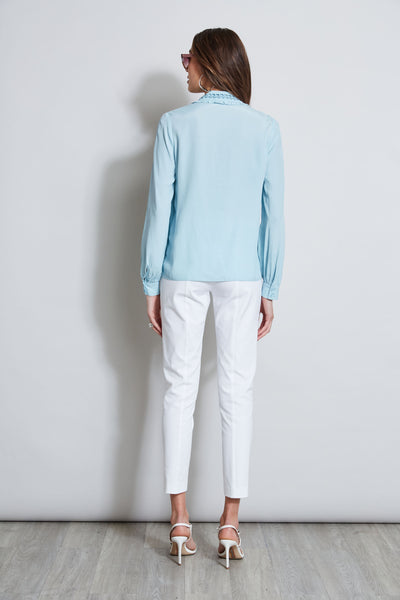 Embroidered Collar Shirt Image 6