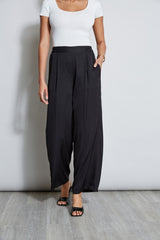 Pleated Silk Pant