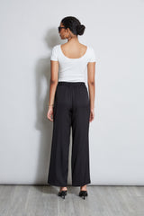 Pleated Silk Pant