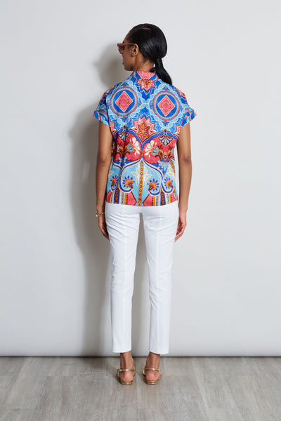 Silk Tapestry Floral Shirt Image 5