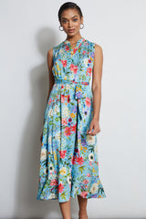 Silk Wild Meadow Shirt Dress