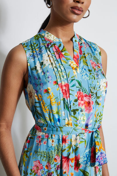 Silk Wild Meadow Shirt Dress Image 4