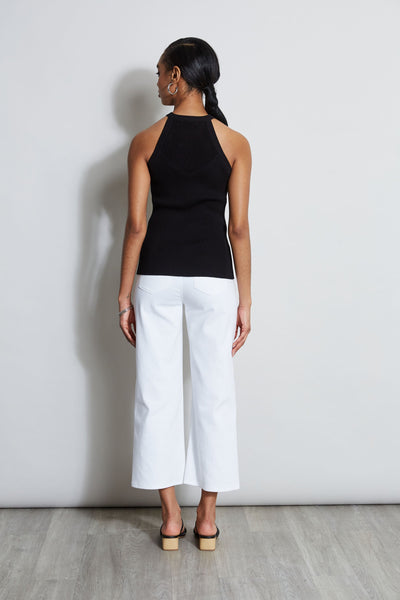 Halter Neck Knit Sweater Image 5