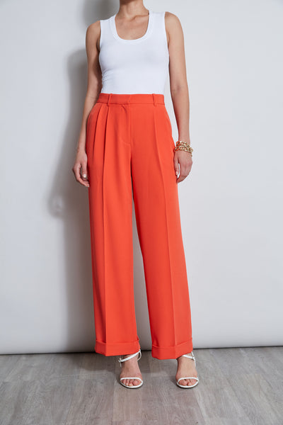 Pleated Cuffed Pant Image 4