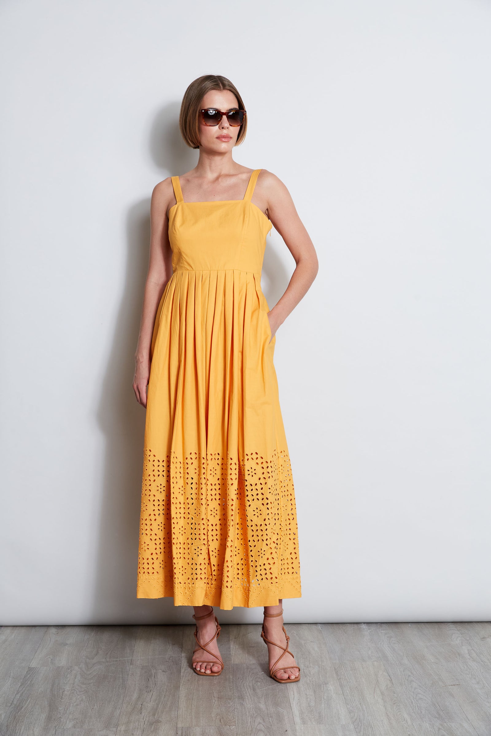 Embroidered Maxi Dress Elie Tahari Embroidered Maxi Dress Elie Tahari