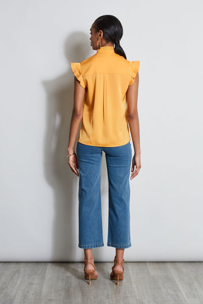 Silk Cascade Ruffle Shirt Image 5