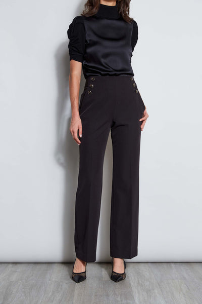 Crepe Button Pant Image 1