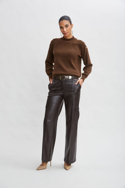Cashmere Button Sweater Image 2